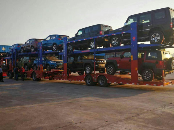 中置轴车辆运输半挂车