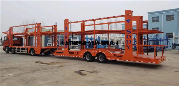 中置轴车辆运输半挂车