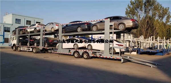 中置轴车辆运输半挂车