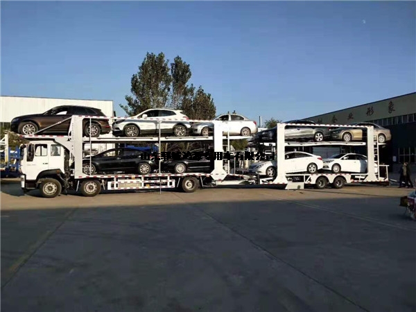 中置轴车辆运输半挂车